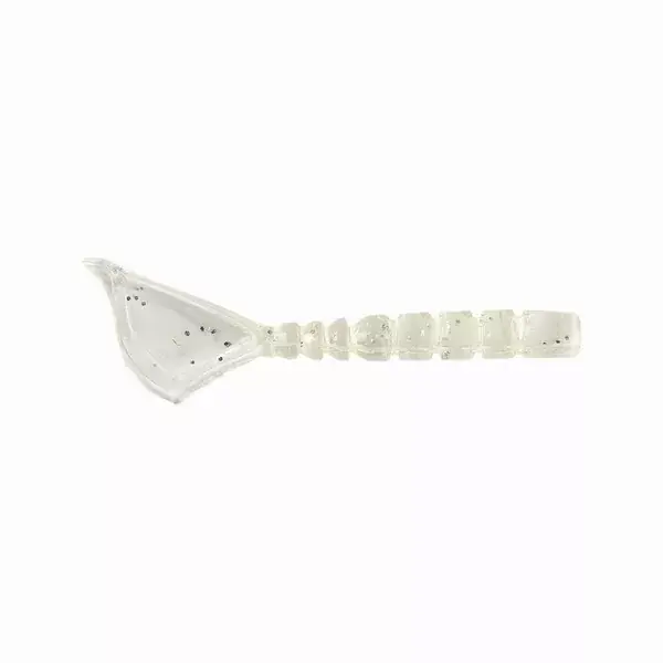MUSTAD AJI PARACHUTE TAIL 1.7‘‘ CLEAR LUMINOUS SIL Direct Beschikbaar