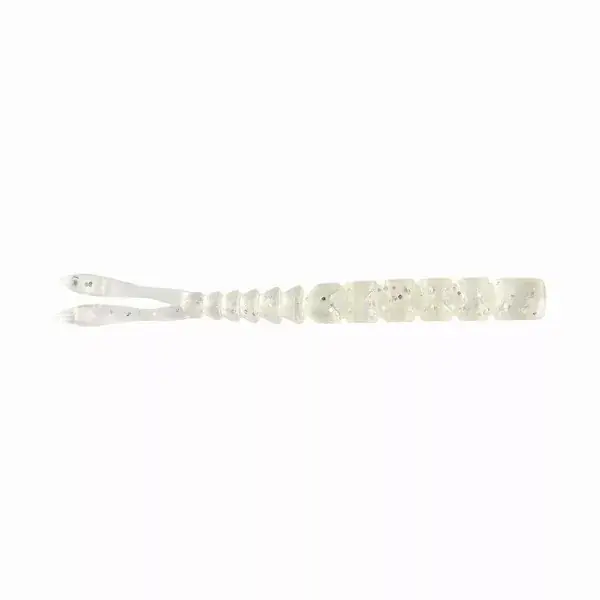 MUSTAD AJI SPLIT TAIL 2‘‘ CLEAR RAINBOW GLITTER 12 Lage Prijs