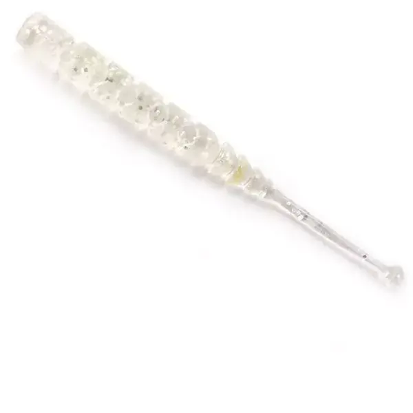 Goedkoop MUSTAD AJI BALL TAIL 2‘‘ CLEAR RAINBOW GLITTER 12D