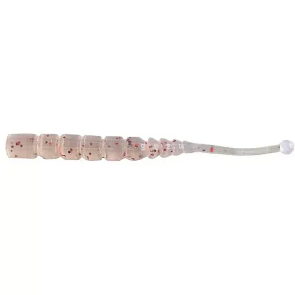 MUSTAD AJI BALL TAIL 2‘‘ UV CLEAR RED GLITTER 12DB Merkproduct