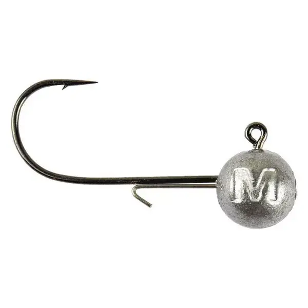 Bestel Nu MUSTADBALL JIG HEAD W/KEEPER 3/0 5G 6PCS LEAD