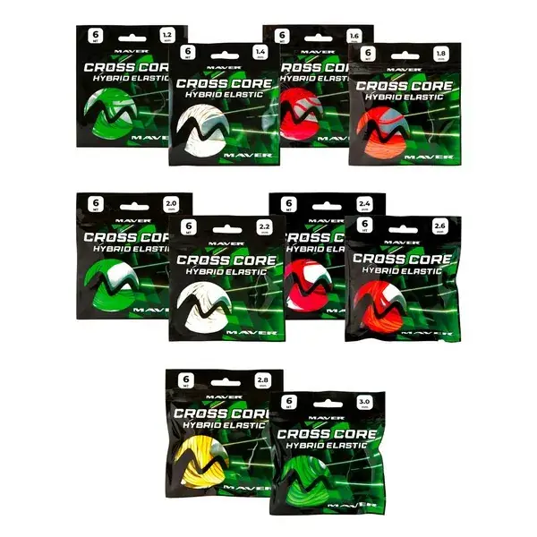 Seizoensaanbieding MAVER CROSS CORE HYBRID ELASTIC SIZE 2.6MM 6M RAKÓS GUMI