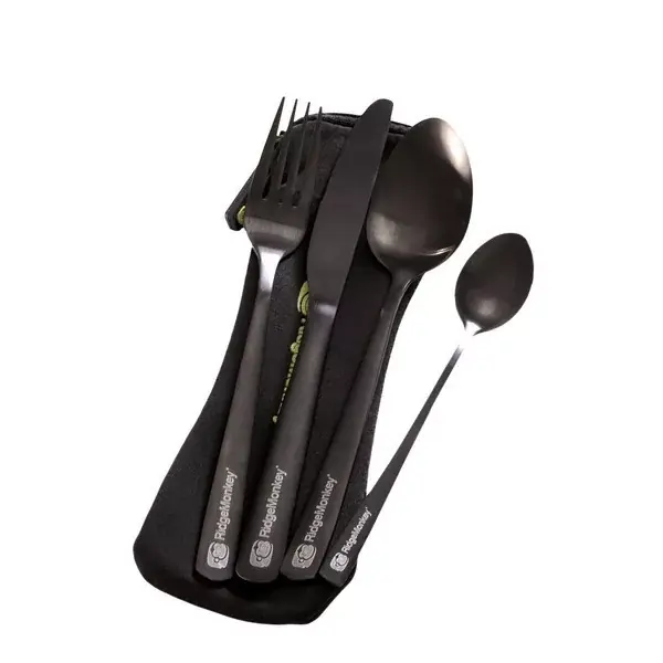 Op = Op RIDGEMONKEY DLX CUTLERY SET TWIN PACK EVŐESZKÖZ KÉSZLET X2