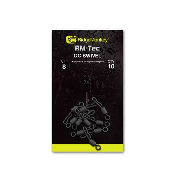 RIDGEMONKEY RM-TEC QUICK CHANGE SWIVEL SIZE8 GYORSKAPCSOS FO Merkproduct
