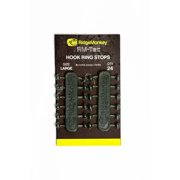 Bestel Nu RIDGEMONKEY RM-TEC HOOK-RING STOPS CSÚSZÓGYŰRŰ RÖGZITŐ 24DB