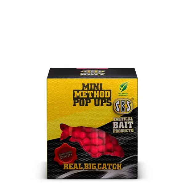 Seizoensaanbieding SBS Mini Method Pop Ups Peach 8-10 mm 20 g