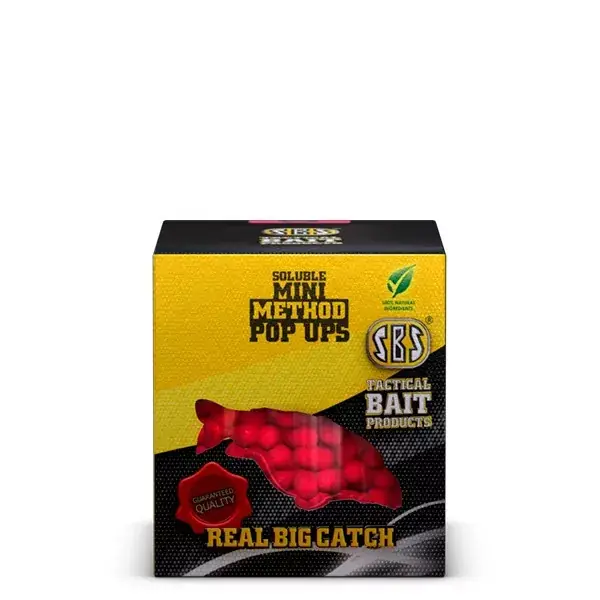 SBS Soluble Mini Method Pop Ups Squid&Octopus 8-10 mm 20 g Koopje