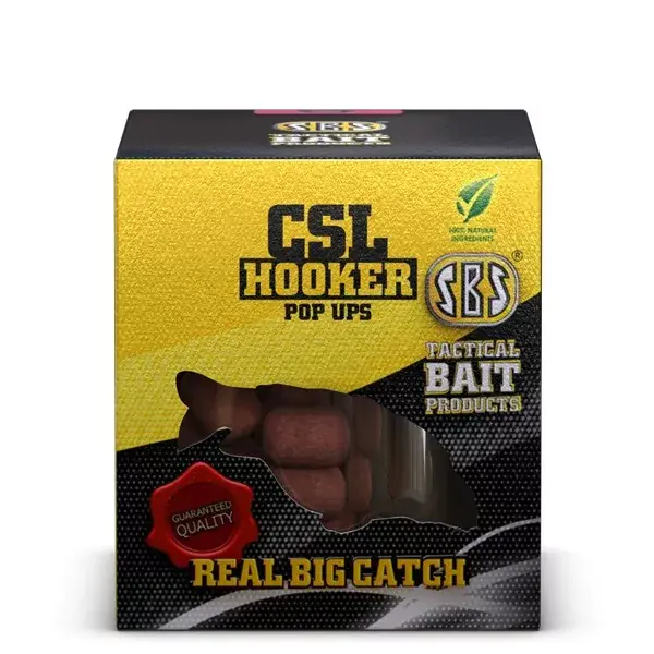 SBS CSL HOOKER POP UPS FISH & LIVER 100 GM 16 MM Finale Uitverkoop