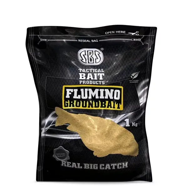 SBS FLUMINO GROUNDBAIT NATURAL 1 KG Populair