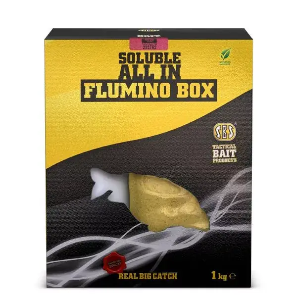 SBS SOLUBLE ALL IN FLUMINO BOX SQUID & OCTOPUS 1,5 KG Finale Uitverkoop