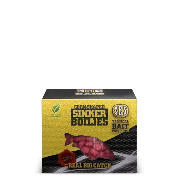 Beperkte Voorraad Corn Shaped Sinker Boilies SQUID&OCT. 60G/8-10MM