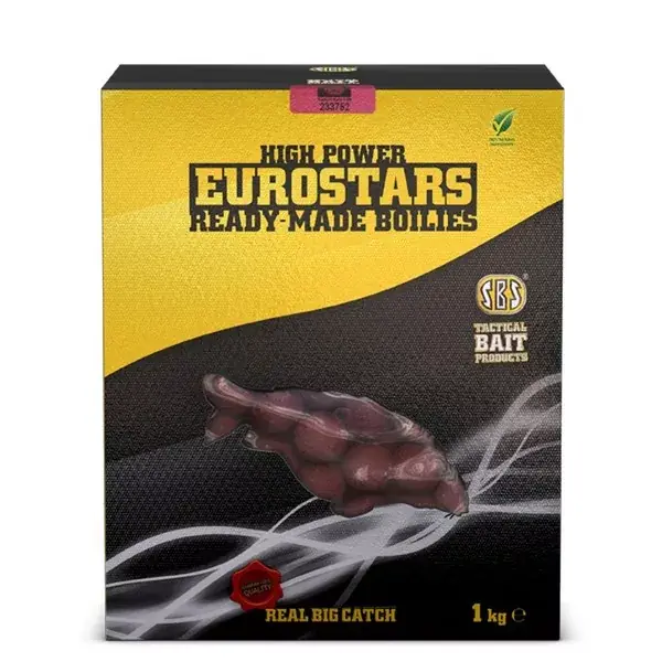 Direct Beschikbaar SBS EUROSTAR BOILIES SQUID&STRAWBERRY 1 KG 16MM