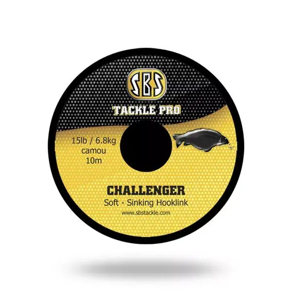 Aanbieding SBS CHALLENGER HOOKLINK-CAMOU 25LB (HOROGELŐKE)