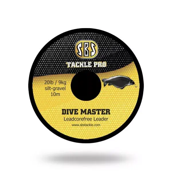 Voordeelprijs SBS DIVE MASTER LEADCOREFREE LEADER-SILT-GRAVEL 20Lb/9kg