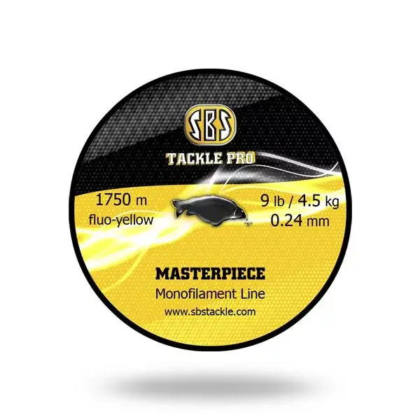 Rechtstreeks Van De Fabrikant SBS Masterpiece Monofilament Line fluo yellow 1750 0.24