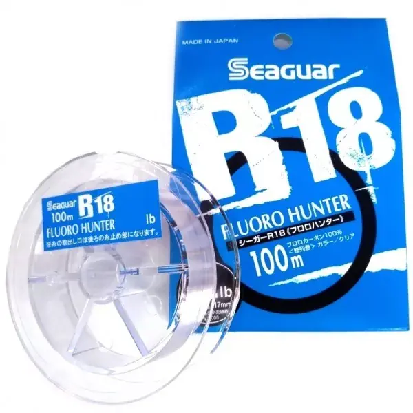 SEAGUAR R18 FLUORO HUNTER TACT 100M 14LB PE3,5 Superprijs