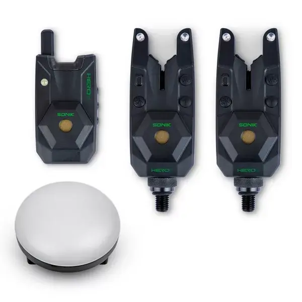 SONIK HEROX BITE ALARM SET 3+1+BL (R G B) Superprijs