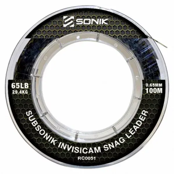 SONIK SUBSONIK INVISICAM SNAG LEADER 100 M 45LBS (0,55) Nieuw