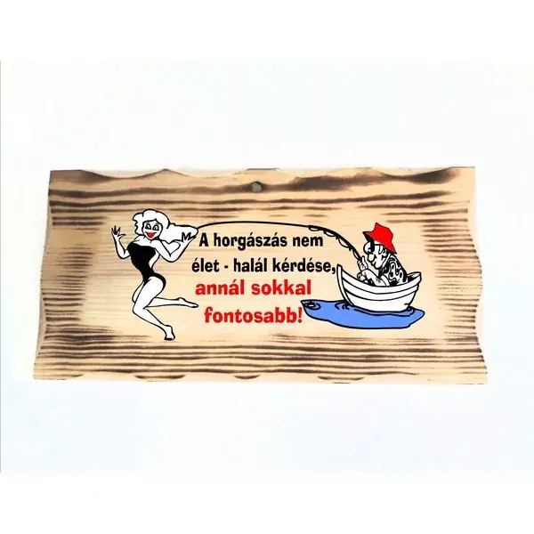 FATÁBLA A HORGÁSZÁS NEM ÉLET-HALÁL Aanbieding