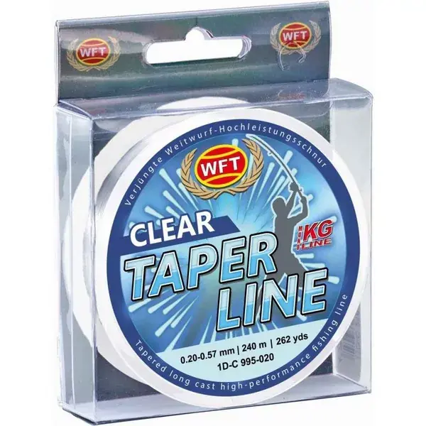 Aanbieding ZSINÓR WFT TAPER LINE 0,20-0,57 CLEAR 240M