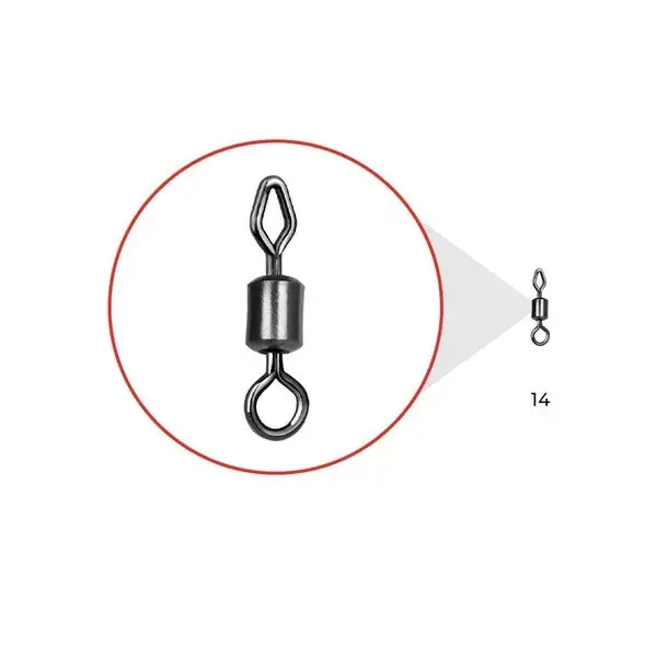 Uitverkoop NYTRO CONNEX MIXED-EYE MINI FEEDER SWIVEL 14