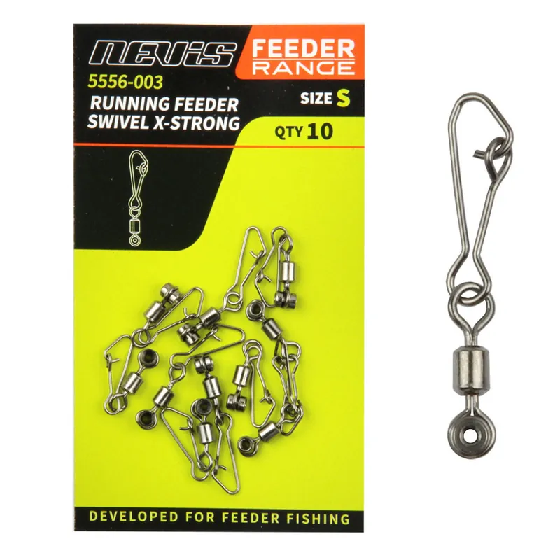 Hete Deal Feeder Csúszó karabiner M 10db/cs Web és Horg