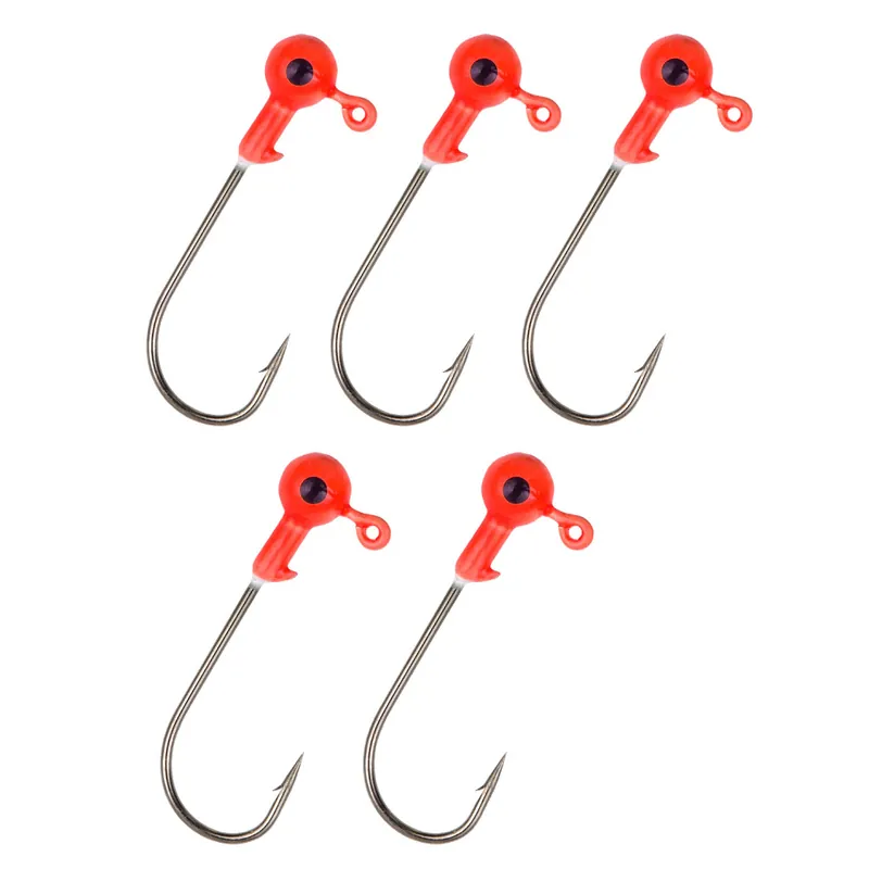 Gumihal fej piros 4/0 3g 5db/cs AKCIÓ -50% We Weekendaanbieding