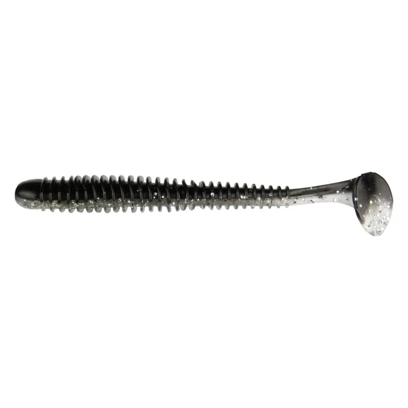 Merkproduct Longer 7.5cm 6db/cs Fekete-Ezüst Flitter Akció -50% - Horgás