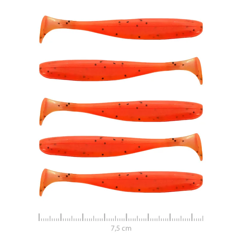 Korting Vantage Shad 7,5cm 5db/cs,narancs/p Web és Ho