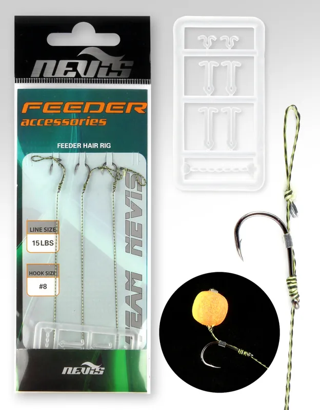 Exclusieve Aanbieding Feeder fonott előke 12, forgóval 3db/cs AKCIÓ -30% - Horgász