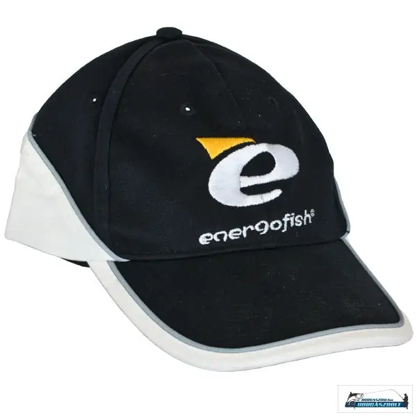 Koop Online BASEBALL SAPKA ENERGOFISH BLACK WHITE Web és