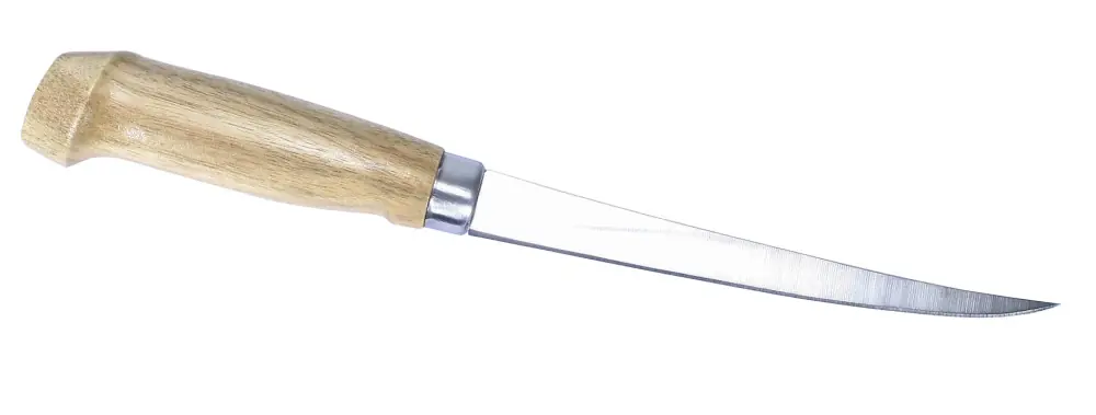 Filéző Kés tokkal fanyelű 22cm Web és Horgász Shop Nu