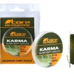 Gecertificeerd Carp Academy Karma Hooklink 20m 15lb Brown We