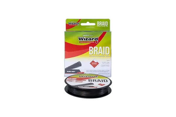 Beperkt Aanbod WIZARD BRAID SÖTÉTSZÜRKE FONOTT ZSINÓR 0,2 135M 17,71KG - Ho
