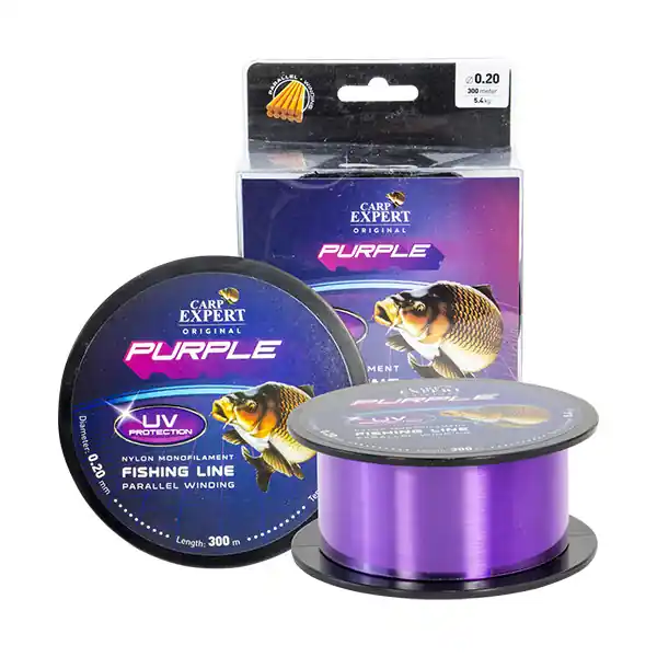 CARP EXPERT UV PURPLE 0,3 1000M 12,5 PURPLE W Beperkte Voorraad