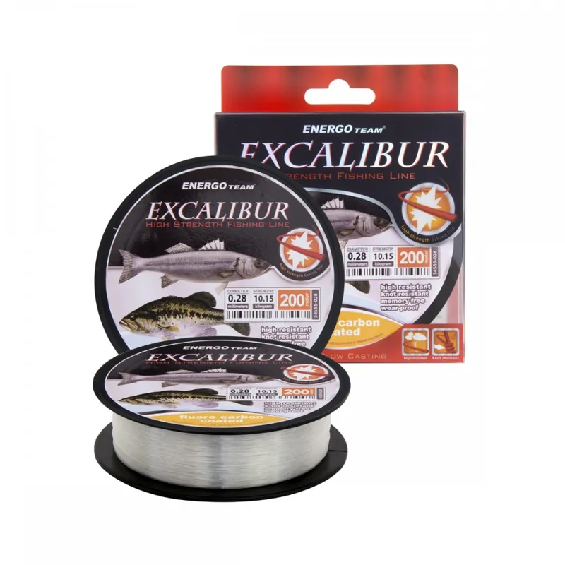 Lage Prijs ZSINÓR EXCALIBUR SEA FLUORO CARBON COATED 200M 0,25 - Horgás