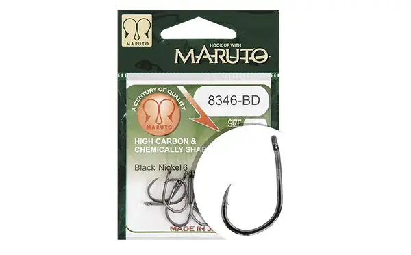 Favoriet MARUTO HOROG 8346BD CARP HOOKS BARBED FORGED T.D.E.10° HC BL