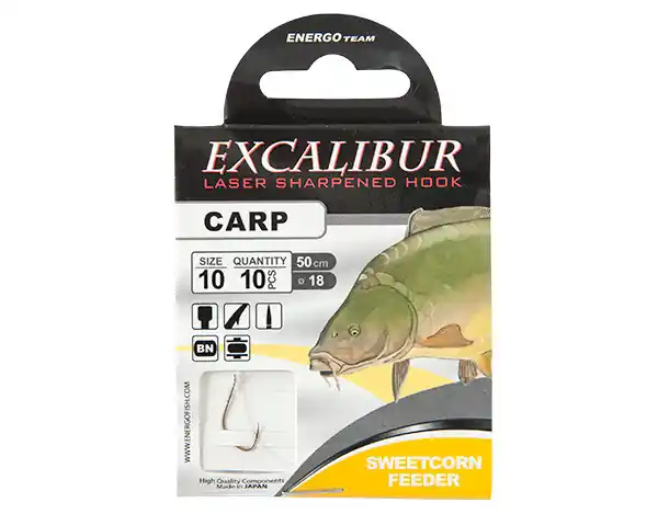 Nu Kopen EXCALIBUR KÖTÖTT HOROG SWEETCORN FEEDER, BN NO.12 - Horgászo