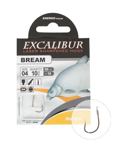 EXCALIBUR KÖTÖTT HOROG BREAM MATCH, BRONZE NO.8 - Horgászom. Betrouwbaar