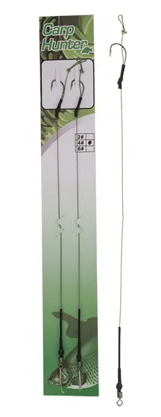 Populair CARP HUNTER LONG SHANK BOILIE RIG 6 Web és Ho