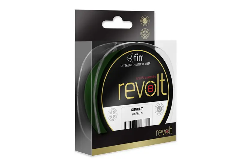 Express Levering FIN Revolt 8X / 122m / zöld Web és Horgászbol