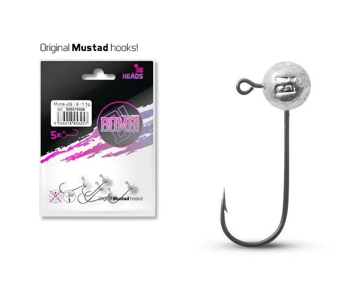 Korting Micro jig fej Delphin BOMB! / 5db Web és Horg
