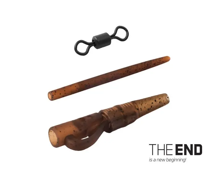 THE END Ólom szerelék szett PIN SWIVEL / 6db Populair