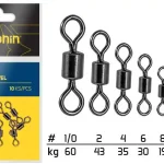 Betrouwbaar Rolling Swivel A-01/10db Web és Horgászbolt