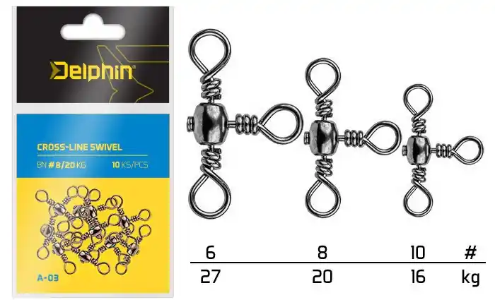 Cross-Line Swivel A-03/10db Web és Horgászbol Premium