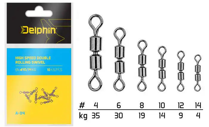 Hi speed double rolling swivel A-04 Web és Ho Hoge Kwaliteit
