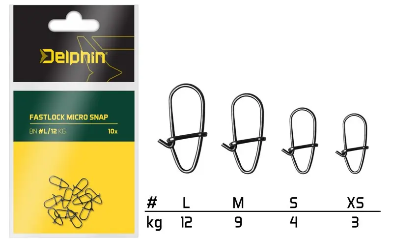 Speciale Aanbieding Fastlock micro snap /10db Web és Horgászbolt