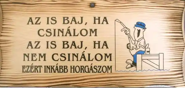 Uitverkoop FATÁBLA ‘AZ IS BAJ,HA‘ Web és Horgá