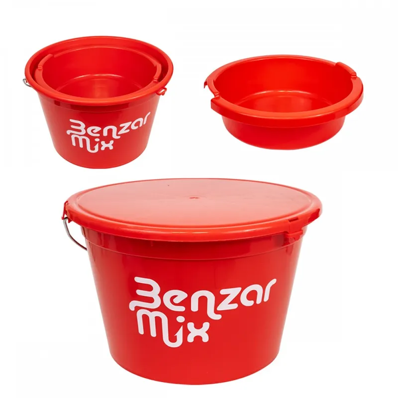BENZÁR MIX 25L ETETŐANYAGOS VÖDÖR TETŐVEL, 8L-ES TÁLLAL - Ho Merkproduct