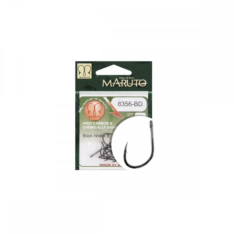 MARUTO HOROG 8356-BD CARP HOOKS BARBED FORGED STRAIGHT EYE H Flitsaanbieding